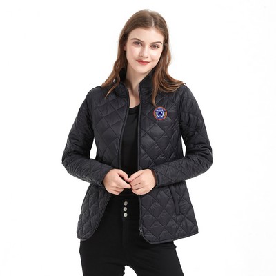 Women'S Quilted Full Zip Jacket