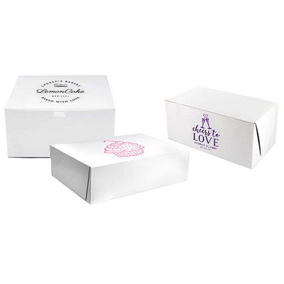 Short-Run Printed Bakery Box (7"x7"x4")