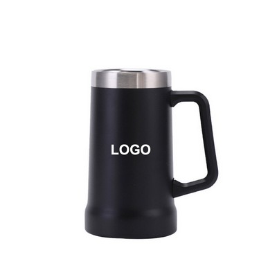 24Oz Stainless Steel Beer Mug