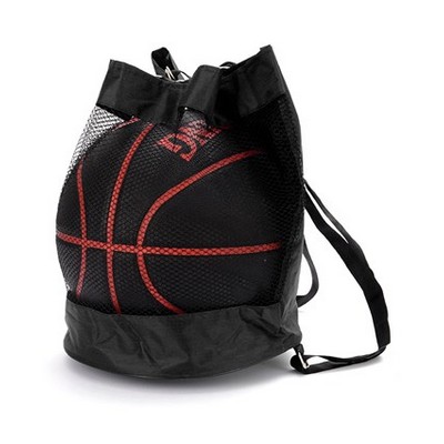 Basketball Drawstring Mesh Backpack