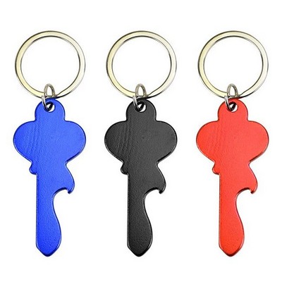 Key Shape Bottle Opener Keychain