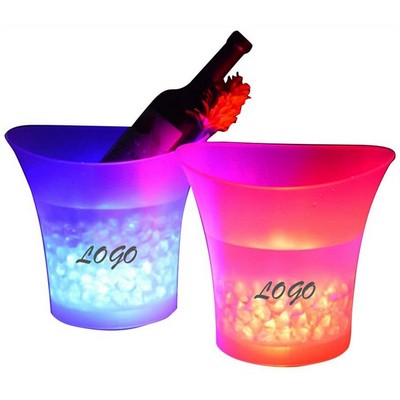 5L Plastic LED Ice Bucket