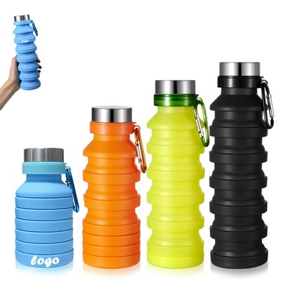 18 Oz. Collapsible Silicone Bottle