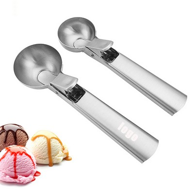 Stainless Steel Ice Cream Scoop With Trigger