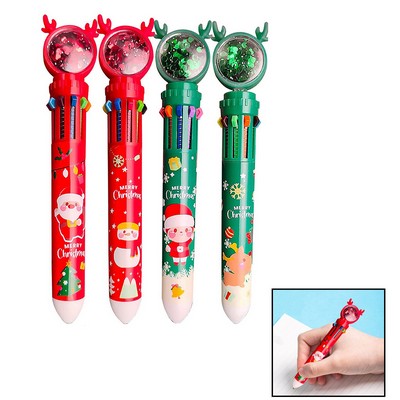 10-in-1 Christmas Ballpoint Pen