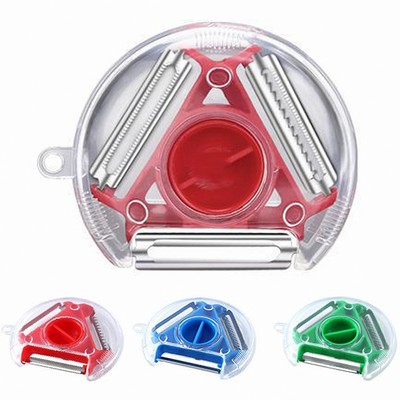 Triple Function Plastic Vegetable Peeler