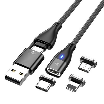 6-in-1 PD60W Fast Charge Magnetic Cable