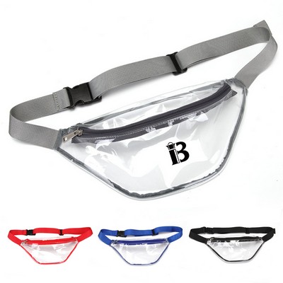 Waterproof Transparent PVC Waist Bag