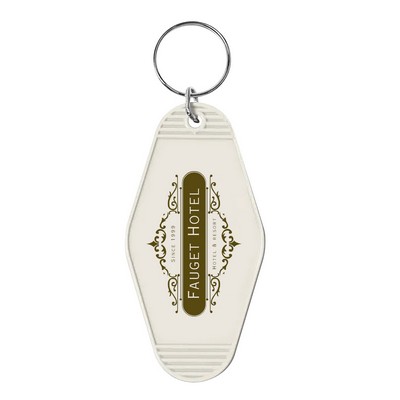 Retro Motel Style Key Tags