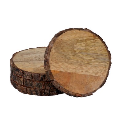 Natural Stone Bark Coaster