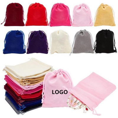 Velvet Cloth Drawstring Bag