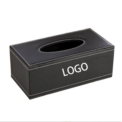 Fashion Pu Leather Tissue Box