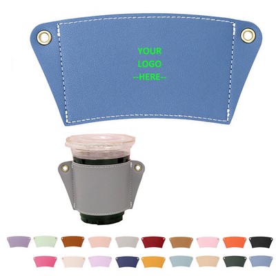 PU Leather Portable Cup Holder