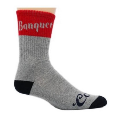 Organic Cotton Woven Mid Calf Athletic Crew Socks