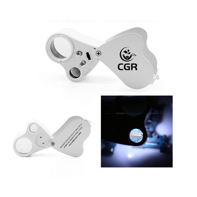 Illuminated Jewelers Eye Loupe Magnifier