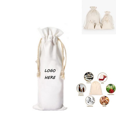 Cotton Reusable Produce Bags Biodegradable Linen Bag