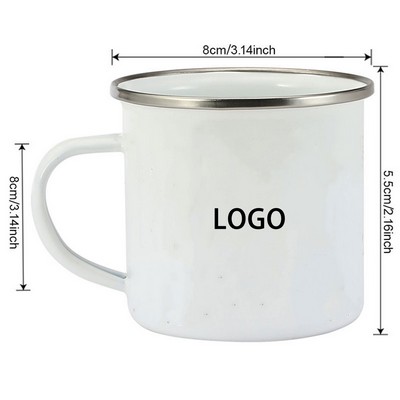 11 oz Tea Enamel Mug Camp Drinking Cups