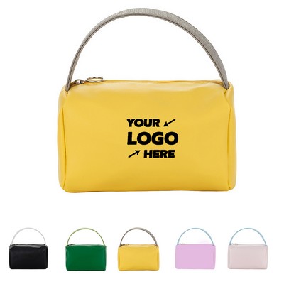 Large Capacity Cosmetic Bag with Handles