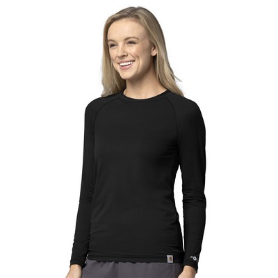 Carhartt Scrubs - Force Sub-Scrubs - Women's Modern Fit Long Sleeve Tee