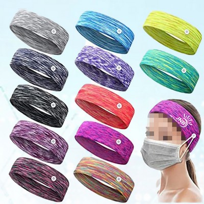 Button Headband Accessory for Face Masks