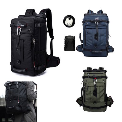 50L Travel Backpack Fit For 15.6 Inch Laptop