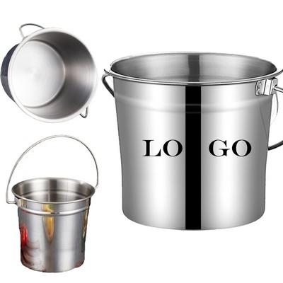 Double Walled Stainless Steel Ice Bucket 1.3L