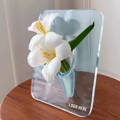 Clear Acrylic Flower Vase