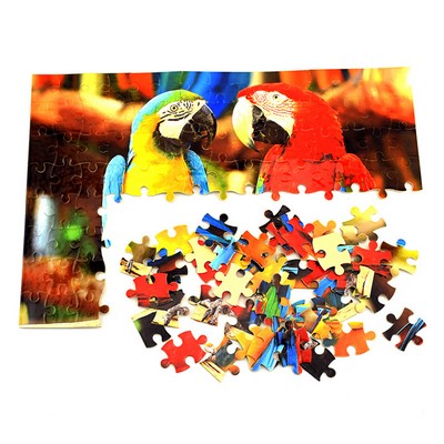 120 Piece Custom Full-Color Jigsaw Puzzle - 8" x 12"