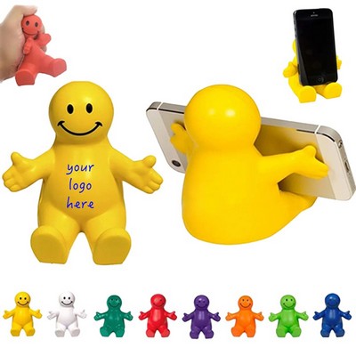 Funny Stress Relief Smile Face Phone Holders