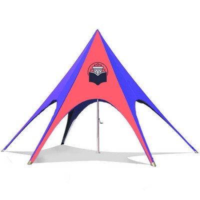 Custom Star Tent, Frame and Topper (52 ' x 20 ')