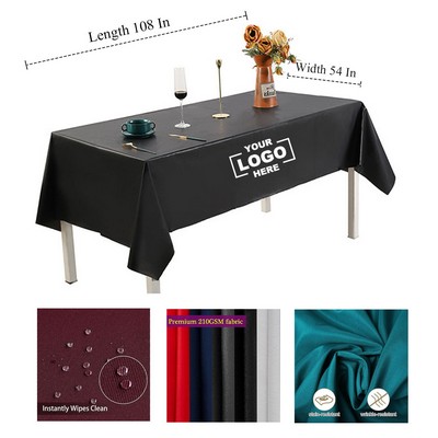 Water Resistant Fabric Tablecloth