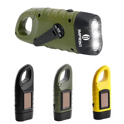 Mini Solar Hand Flashlight