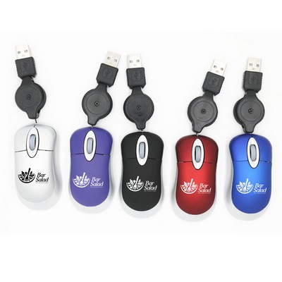 Mini Telescopic Wired Mouse