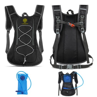 Lightweight Hydration Backpack With 2L Bladder