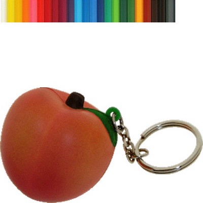 Honey Peach Stress Ball Keychain