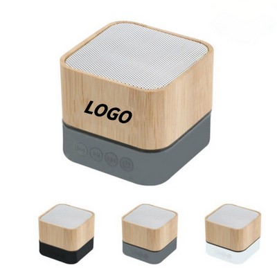 Bamboo Bluetooth speaker