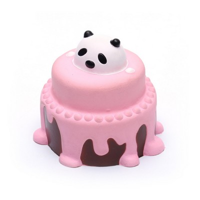 Slow Rebound Panda Cake Stress Ball