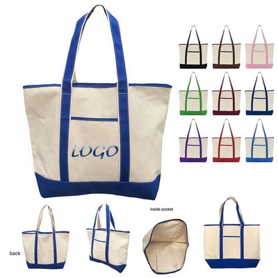 Heavy Canvas Boat Tote