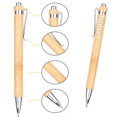 Eco-Friendly Bamboo Wood Ballpoint Pens