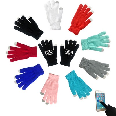 Warm Stretchy Touch Screen Gloves