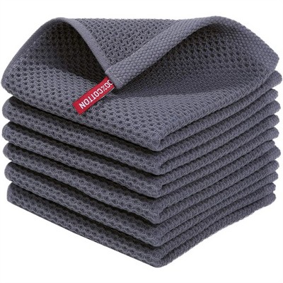 Waffle Weave Cotton Kitchen Dish Cloth for Effective Cleaning