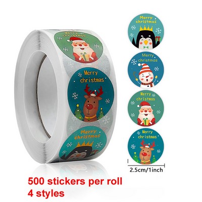 Festive Decals Chrirtmas Greeting Stickers