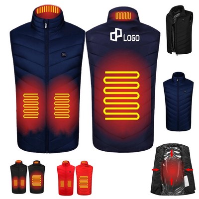 4-Part Heated Usb Charging Heating Vest