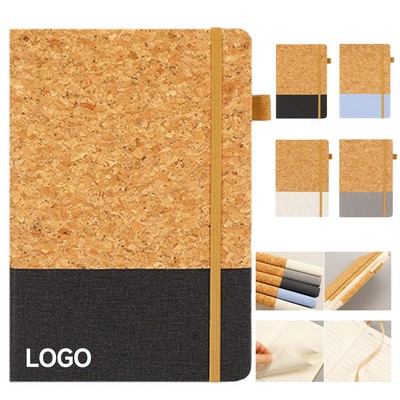 A5 Splicing Wheat Straw Notebook