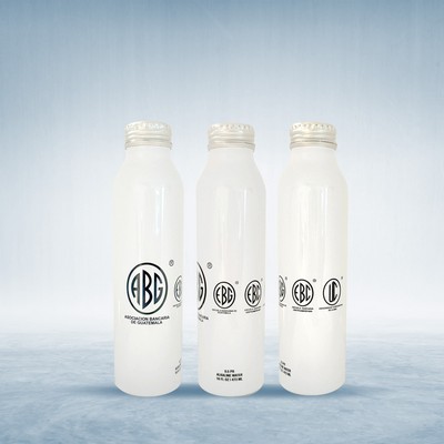 16oz/473ml Aluminum Bottles with Aluminum Caps (White or Aluminum color) Direct Print