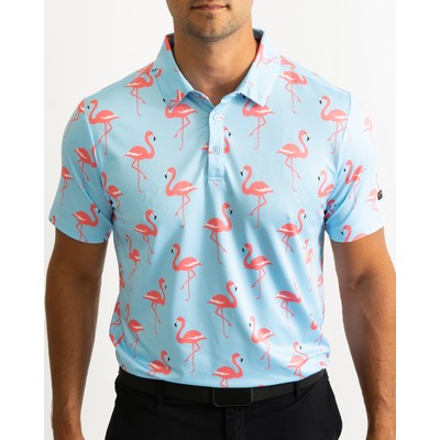 Men's Golf Polo - Flamingo Par-Tee