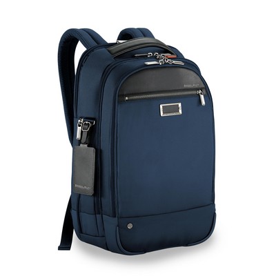 Briggs & Riley @Work Medium Backpack - Navy W/Black Trim