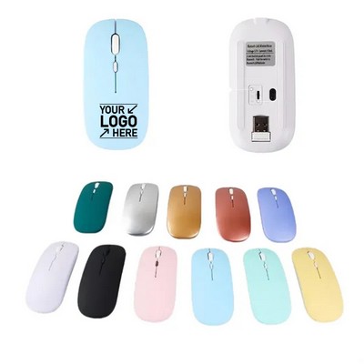 Dual-Mode Wireless Bluetooth Mouse with BT5.2 & 2.4G USB