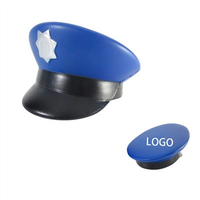 Police Hat Cap Shaped Stress Toys