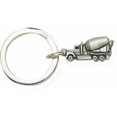 Cement Truck Key Tag & Key Ring